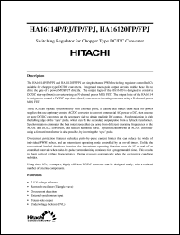 HA16114FP datasheet: Switching regulator HA16114FP