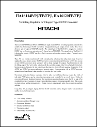 HA16120FP datasheet: Switching regulator HA16120FP