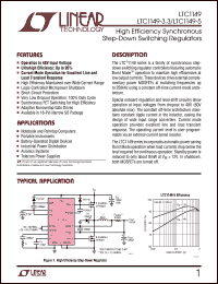 LTC1149CS datasheet: High efficiency synchronous step-down switching regulators LTC1149CS