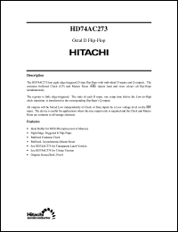 HD74AC273 datasheet: Octal D-type Edge-triggered Flip-Flops with Clear HD74AC273
