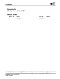 IC62LV256-45UI datasheet: 45ns; 3.3V; 32K x 8 low voltage static RAM IC62LV256-45UI