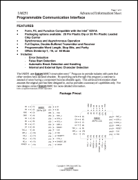IA8251-PDW28C datasheet: Programmable communication interface IA8251-PDW28C