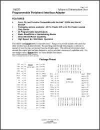IA8255-PDW40C datasheet: Programmable peripheral interface adapter IA8255-PDW40C