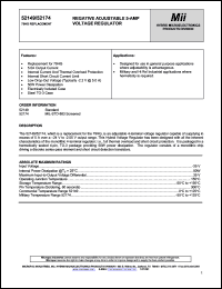 52149 datasheet: 5.0A 30V negative adjustable 5-Amp voltage regulator 52149