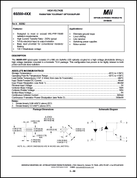 66099-415 datasheet: 6V; 40mA radiation tolerant optocoupler 66099-415