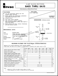 6A2 datasheet: 200 V, 6 A silicon rectifier 6A2