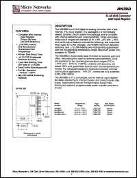 MN3860H/BCH datasheet: 12-bit D/A converter with input register MN3860H/BCH