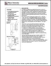 MN5120H/BCH datasheet: 8 bit A/D converter MN5120H/BCH