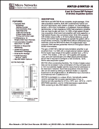 MN7150-8H/B datasheet: 8-channel 12-bit data acquisition system MN7150-8H/B