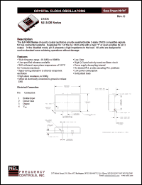 SJA142A datasheet: 3.3 V, +/-20 ppm, CMOS crystal clock oscillator SJA142A