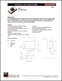 SJ142A datasheet: 5 V, +/-20 ppm, CMOS crystal clock oscillator SJ142A