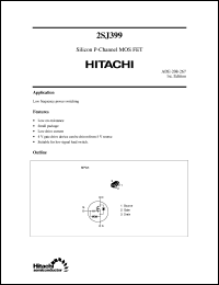 2SJ399 datasheet: Power switching MOSFET 2SJ399