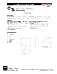 SD2987 datasheet: 5 V, +/-25 ppm, differential positive ECL crystal clock oscillator SD2987