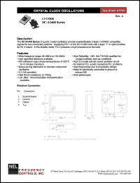 SCA1469 datasheet: 3.3 V, customer specific,  LVCMOS crystal clock oscillator SCA1469