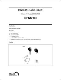 2SK1623(S) datasheet: Power switching MOSFET 2SK1623(S)
