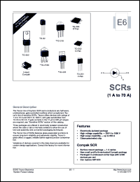 S4035J datasheet: Thyristor, 35 amperes, 400 volt S4035J