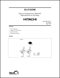 HAT1029R(D) datasheet: Power switching MOSFET HAT1029R(D)