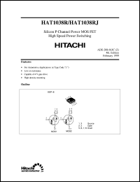 HAT1038RJ datasheet: Power switching MOSFET HAT1038RJ