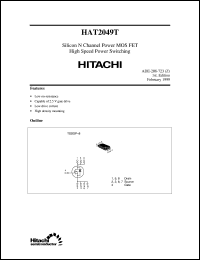 HAT2049T datasheet: Power switching MOSFET HAT2049T