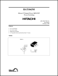HAT1043M datasheet: Power switching MOSFET HAT1043M