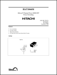HAT1044M datasheet: Power switching MOSFET HAT1044M