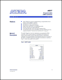 A8237 datasheet: Programmable DMA controller. Uses approximately 1,201 FLEX logic elements (LEs) A8237