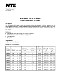 NTE15008E datasheet: Integrated circuit protector. NTE15008E