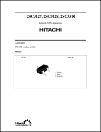 2SC3128 datasheet: Small signal high frequency amplifier transistor 2SC3128