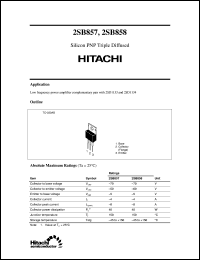 2SB857 datasheet: Bipolar power general purpose transistor 2SB857