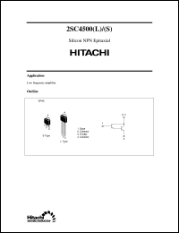 2SC4500(L) datasheet: Bipolar power switching Darlington transistor 2SC4500(L)