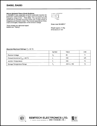 BA682 datasheet: 35 V, 100 mA silicon epitaxial planar diode switch BA682