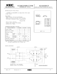 KIA8409F datasheet: Bi-directional DC motor driver KIA8409F