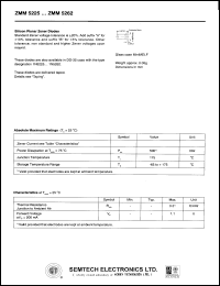 ZMM5244 datasheet: 14 V,  9.0 mA silicon planar zener diode ZMM5244