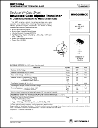 MMG05N60D datasheet: IGBT N-Channel (0.5A, 600V) MMG05N60D