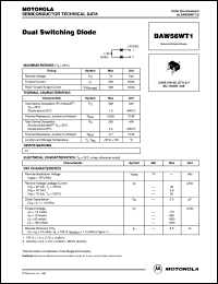 BAW56WT1 datasheet: Dual Switching Diode BAW56WT1