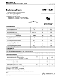 BAS116LT1 datasheet: Switching Diode BAS116LT1