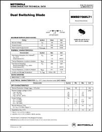 MMBD7000LT1 datasheet: Dual Switching Diode MMBD7000LT1