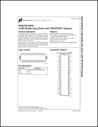 54ACTQ16244MDA datasheet: 16-Bit Buffer/Line Driver with TRI-STATE Outputs 54ACTQ16244MDA