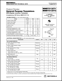 MMBT2132T1 datasheet: General Purpose Transistors MMBT2132T1