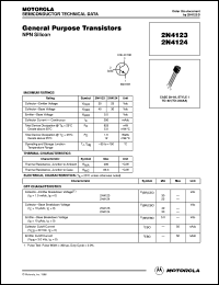 2N4124 datasheet: General Purpose Transistor - NPN 2N4124