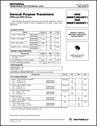 MMBT3906WT1 datasheet: General Purpose Transistor NPN MMBT3906WT1