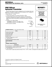 BCP69T3 datasheet: PNP Epitaxial Transistor BCP69T3