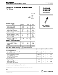 2N3906RLRE datasheet: General Purpose Transistors PNP 2N3906RLRE