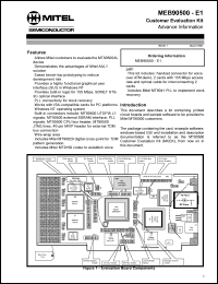 MEB90500-E1 datasheet: Customer evaluation kit MEB90500-E1