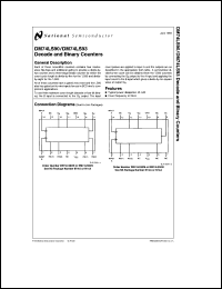 DM74LS90M datasheet: Decade and binary counters DM74LS90M