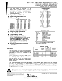 TMS427409ADGA-50 datasheet: 4194304 by 4-bit extended data out dynamic random-access memories, 3.3V power supply, 50ns TMS427409ADGA-50