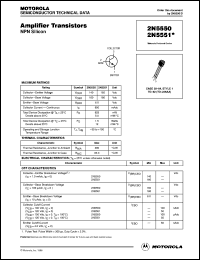 2N5550RLRP datasheet: Amplifier Transistor NPN 2N5550RLRP