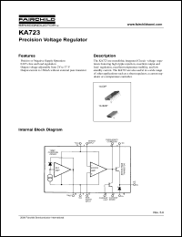 KA723 datasheet: Precision voltage regulator KA723