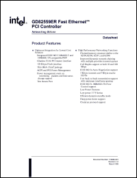 GD82559ER datasheet: Fast ethernet PCI controller GD82559ER