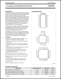 NE83Q92A20 datasheet: 12 V, low-power coaxial ethernet transceiver NE83Q92A20